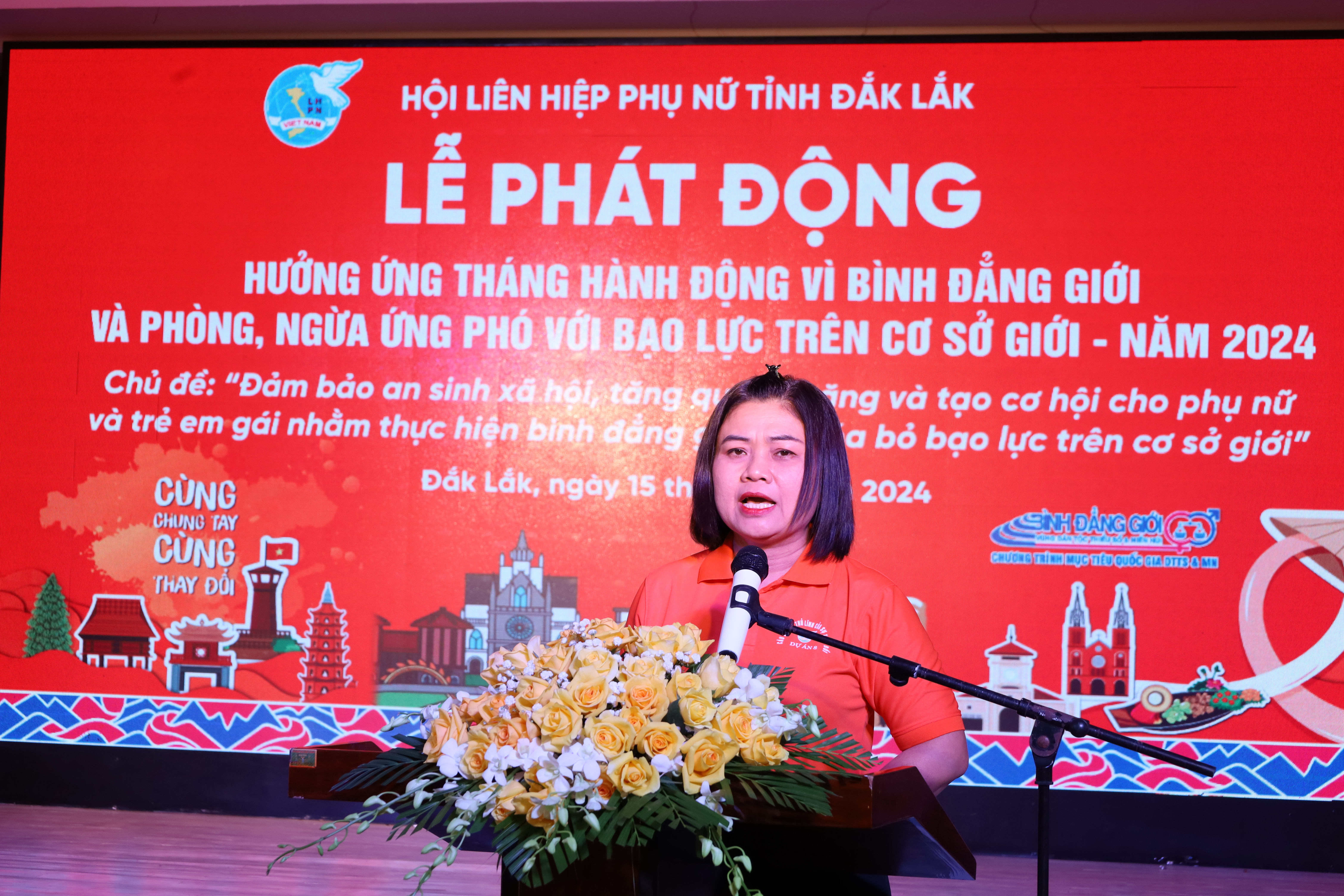 Phụ nữ Đắk Lắk hưởng ứng tháng hành động vì bình đẳng giới và phòng, ngừa ứng phó với bạo lực trên cơ sở giới