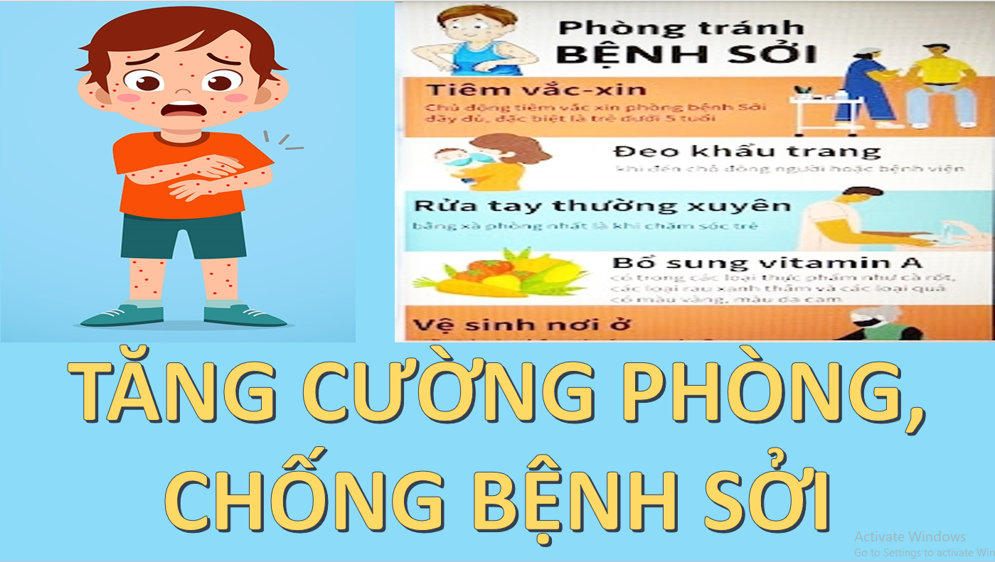 Tiếp tục tăng cường công tác phòng chống bệnh Sởi
