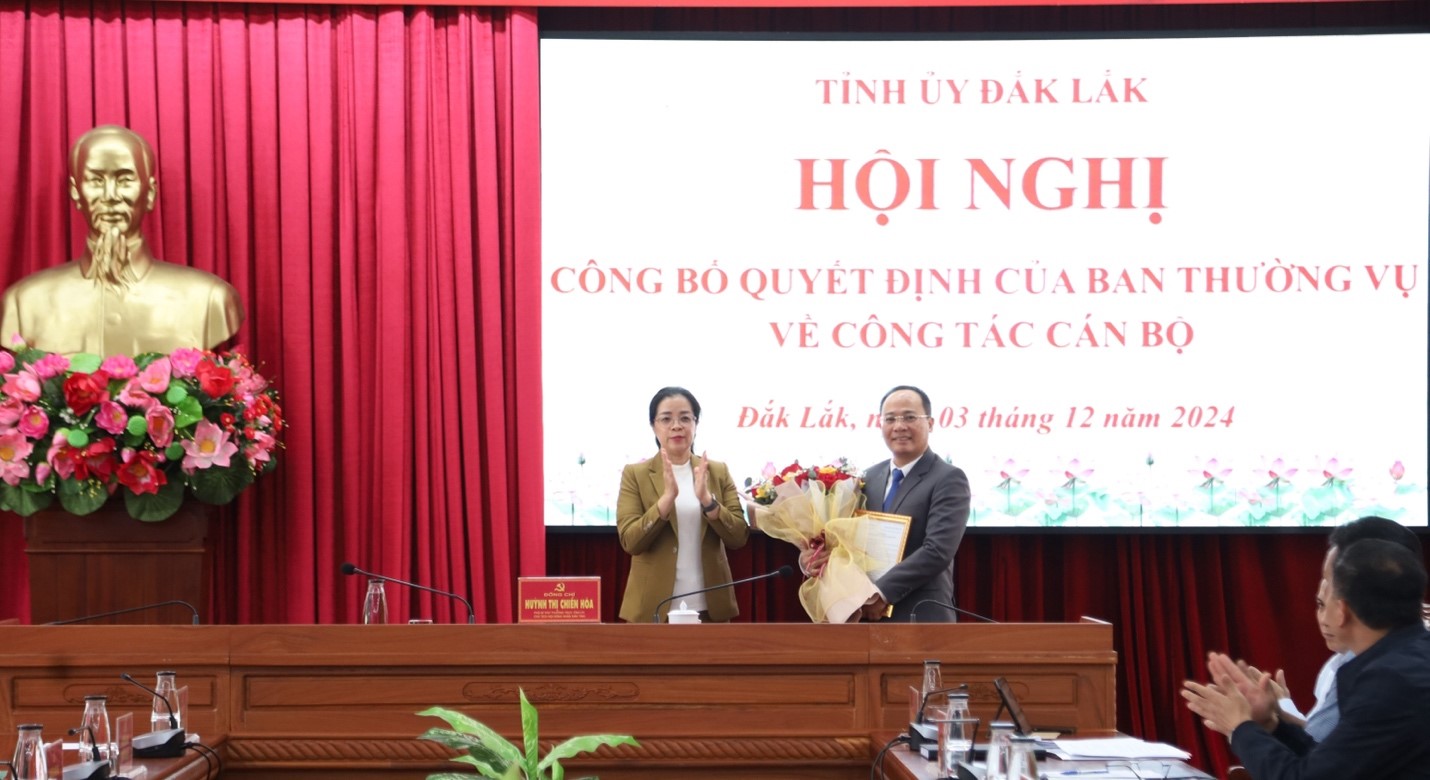 Comrade Ha Duc Thanh has been appointed as the Deputy Chief of the Provincial Party Office.