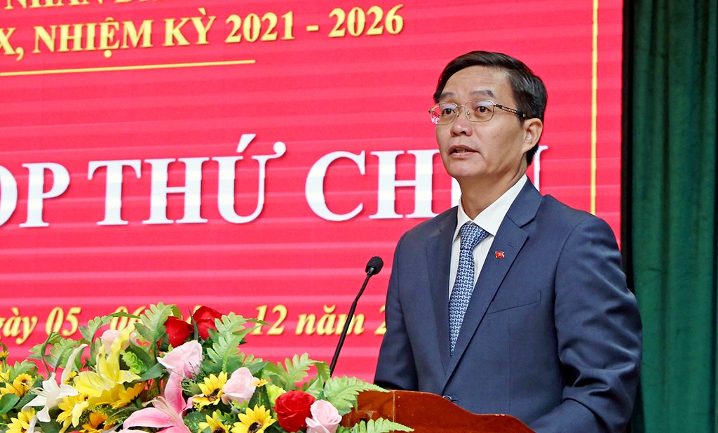 Opening of the Ninth Session of the Provincial People's Council, Term X, 2021-2026.
