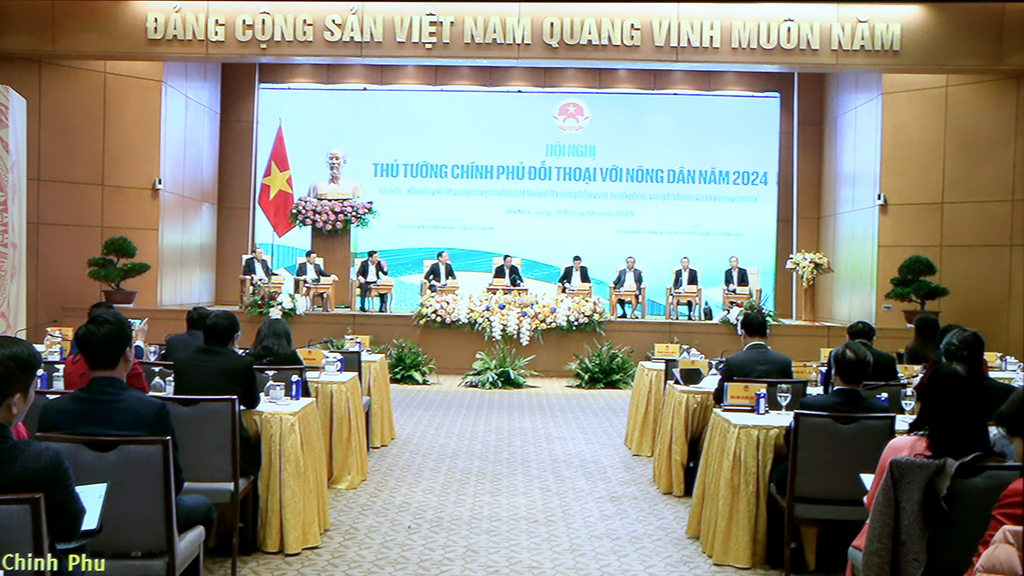 Thủ tướng Chính phủ chủ trì hội nghị đối thoại với nông dân Việt Nam năm 2024