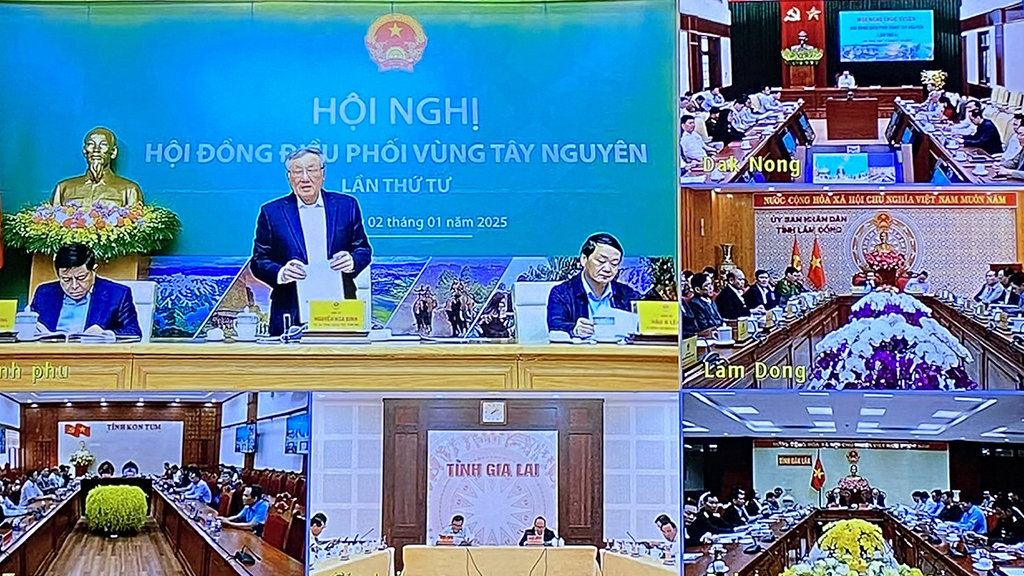 Hội nghị Hội đồng điều phối vùng Tây Nguyên lần thứ 4