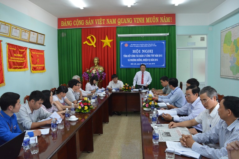 Trung tâm quản lý Cổng Thông tin điện tử tỉnh triển khai nhiệm vụ năm 2016.