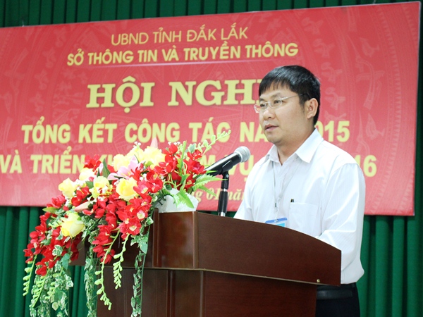 Sở Thông tin và Truyền thông triển khai nhiệm vụ năm 2016