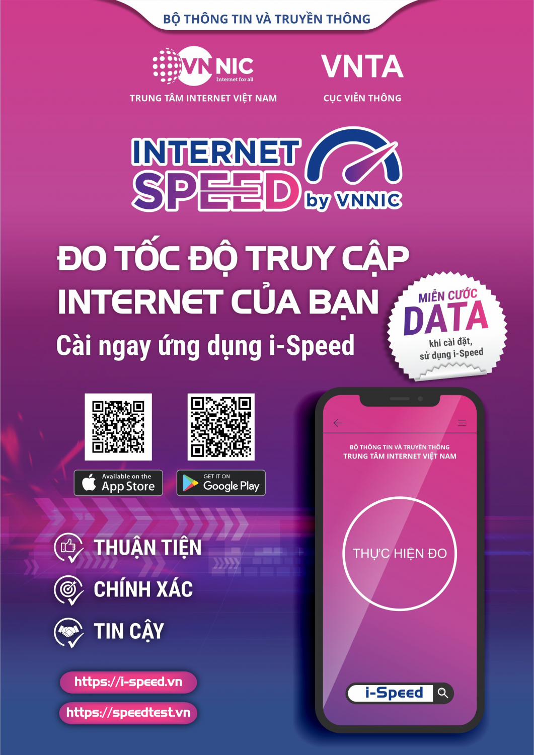 Tiếp tục đôn đốc tuyên truyền sử dụng ứng dụng i-Speed để đo tốc độ truy nhập Internet băng rộng di động đến cấp xã/phường