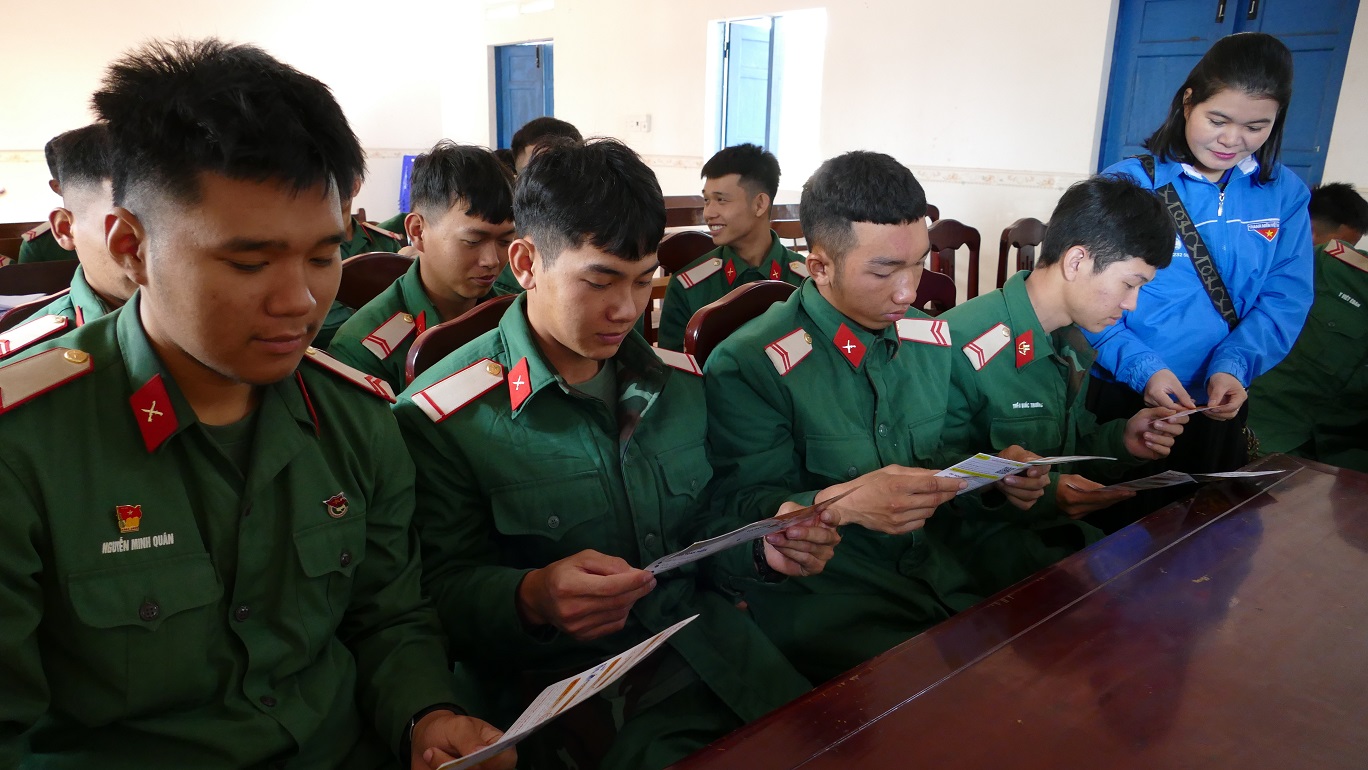 Tuyên truyền, tư vấn, hướng nghiệp cho thanh niên hoàn thành nghĩa vụ quân sự trở về địa phương