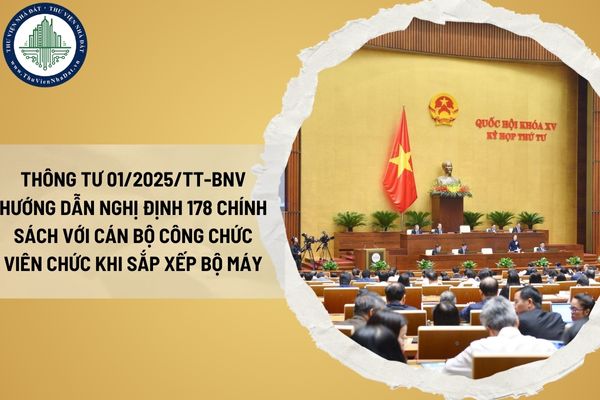 Triển khai Thông tư số 01/2025/TT-BNV của Bộ Nội vụ