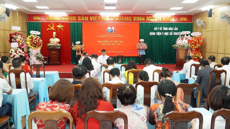 Đại hội điểm Chi bộ Bệnh viện Y học cổ truyền lần thứ XVI Nhiệm kỳ 2025-2027