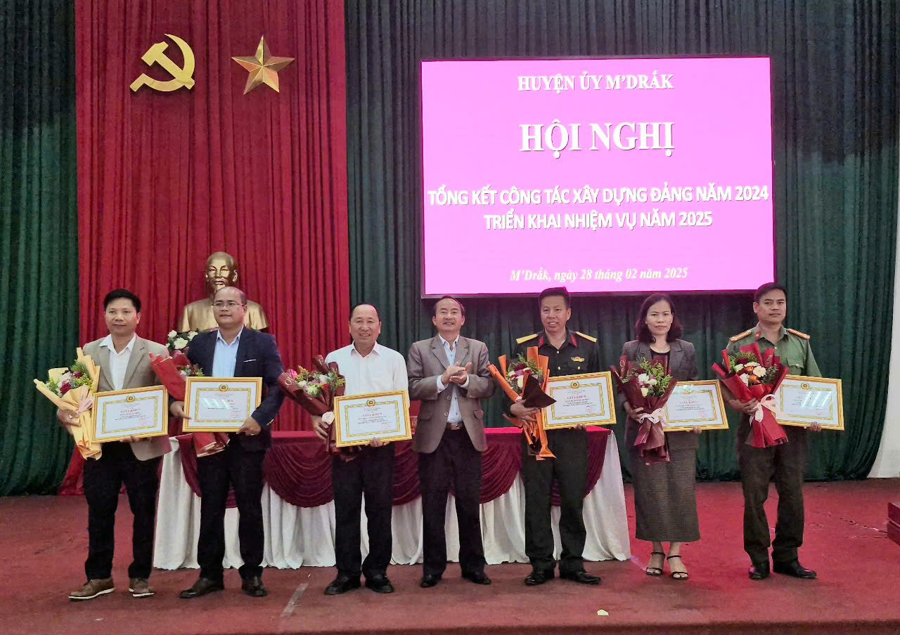 Huyện ủy M’Drắk triển khai công tác xây dựng Đảng năm 2025