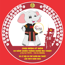 Thay khung hình dại diện hưởng ứng kỷ niệm 50 năm Chiến thắng Buôn Ma Thuột (10/3/1975-10/3/2025) và Lễ Hội Cà phê Buôn Ma Thuột lần thứ 9 năm 2025