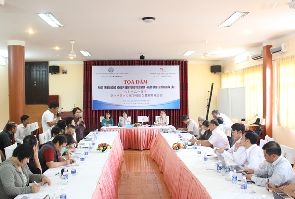 Tọa đàm phát triển nông nghiệp bền vững Việt Nam – Nhật Bản tại tỉnh Đắk Lắk