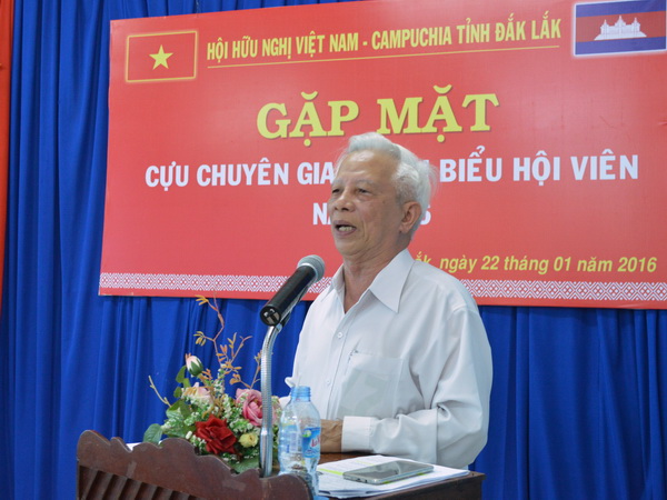 Gặp mặt cựu chuyên gia và đại biểu hội viên Hội Hữu nghị Việt Nam - Campuchia