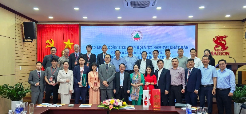 Hiệp hội Doanh nghiệp tỉnh Đắk Lắk kết nối hợp tác với Liên hiệp Hội người Việt Nam tại Nhật Bản