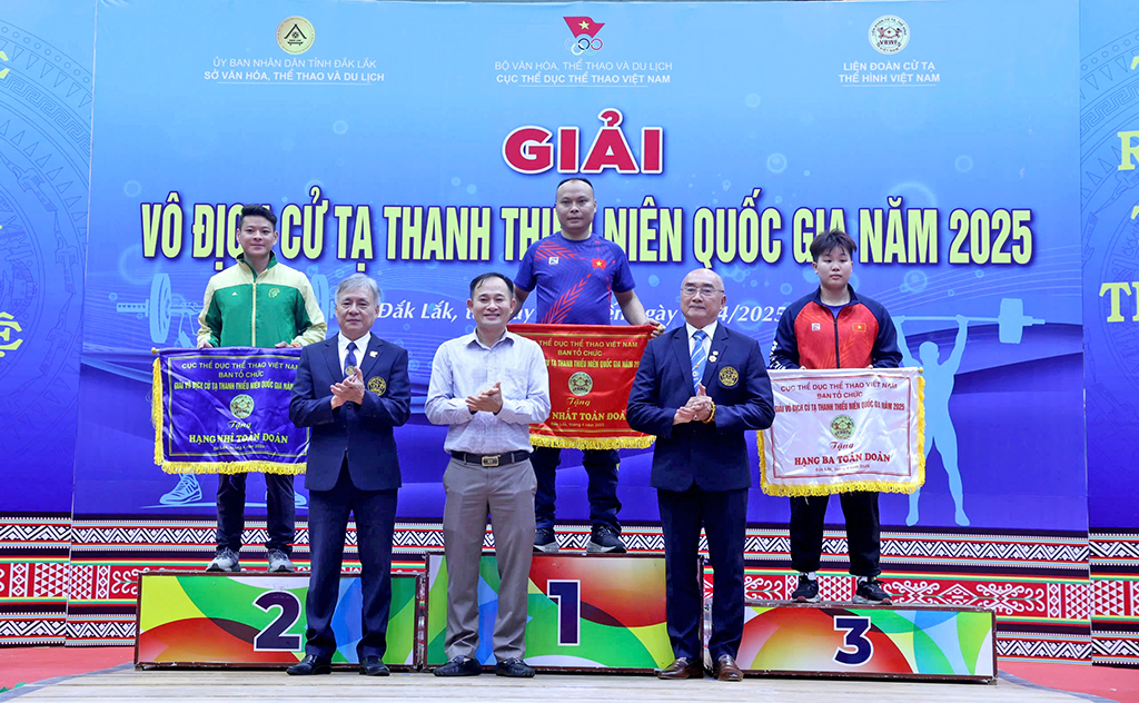 Bế mạc Giải vô địch cử tạ Thanh thiếu niên quốc gia