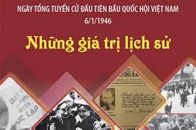Tuyên truyền kỷ niệm 80 năm Ngày Tổng tuyển cử đầu tiên bầu Quốc hội Việt Nam