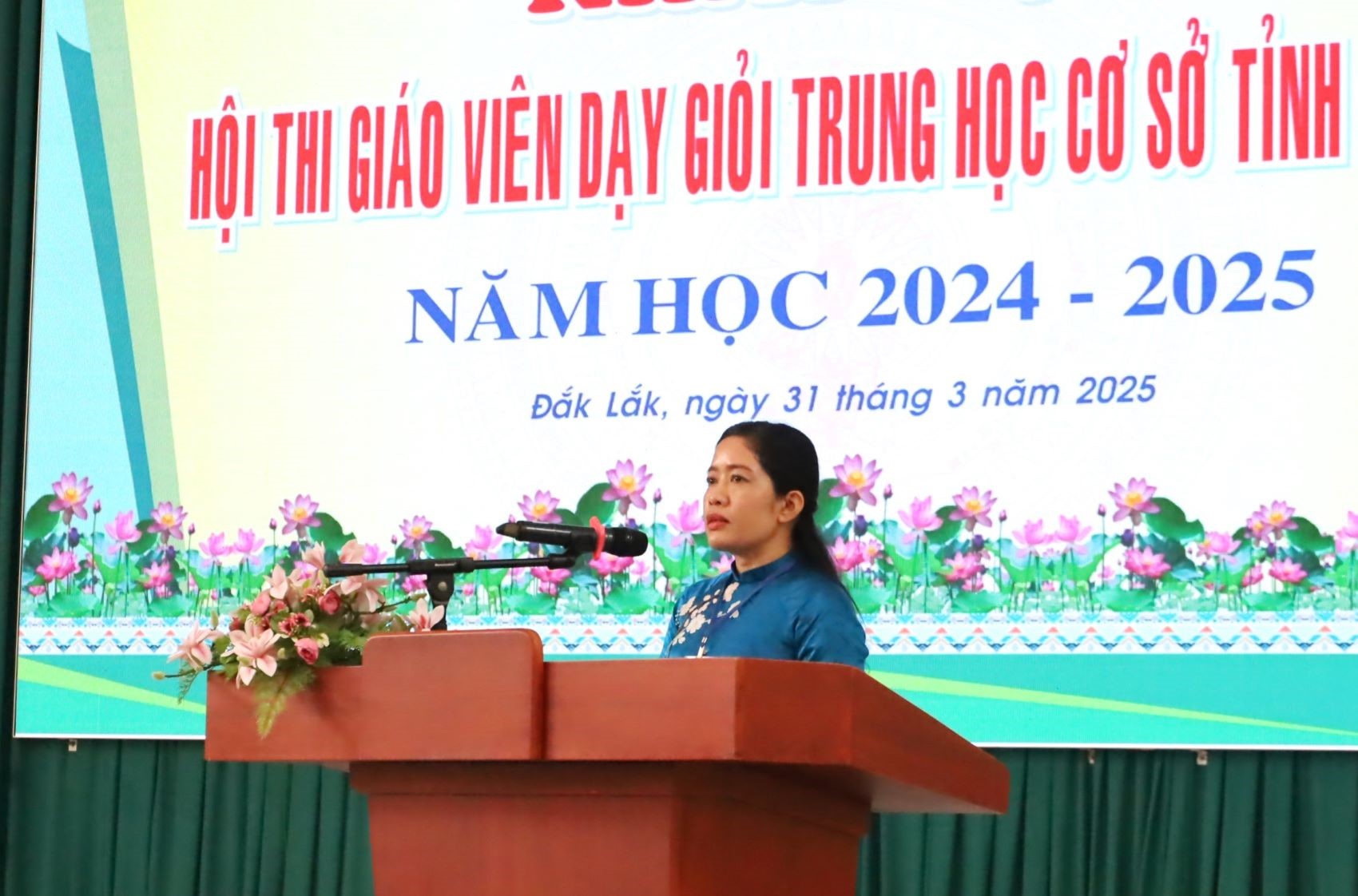 Inauguration of the Excellent Teachers Competition for Secondary Schools in Dak Lak Province for the 2024-2025 Academic Year.