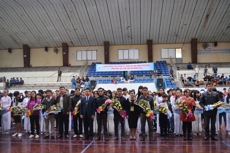 1.262 vận động viên tham dự giai đoạn I Hội khỏe Phù Đổng tỉnh Đắk Lắk lần thứ XIII năm 2016.