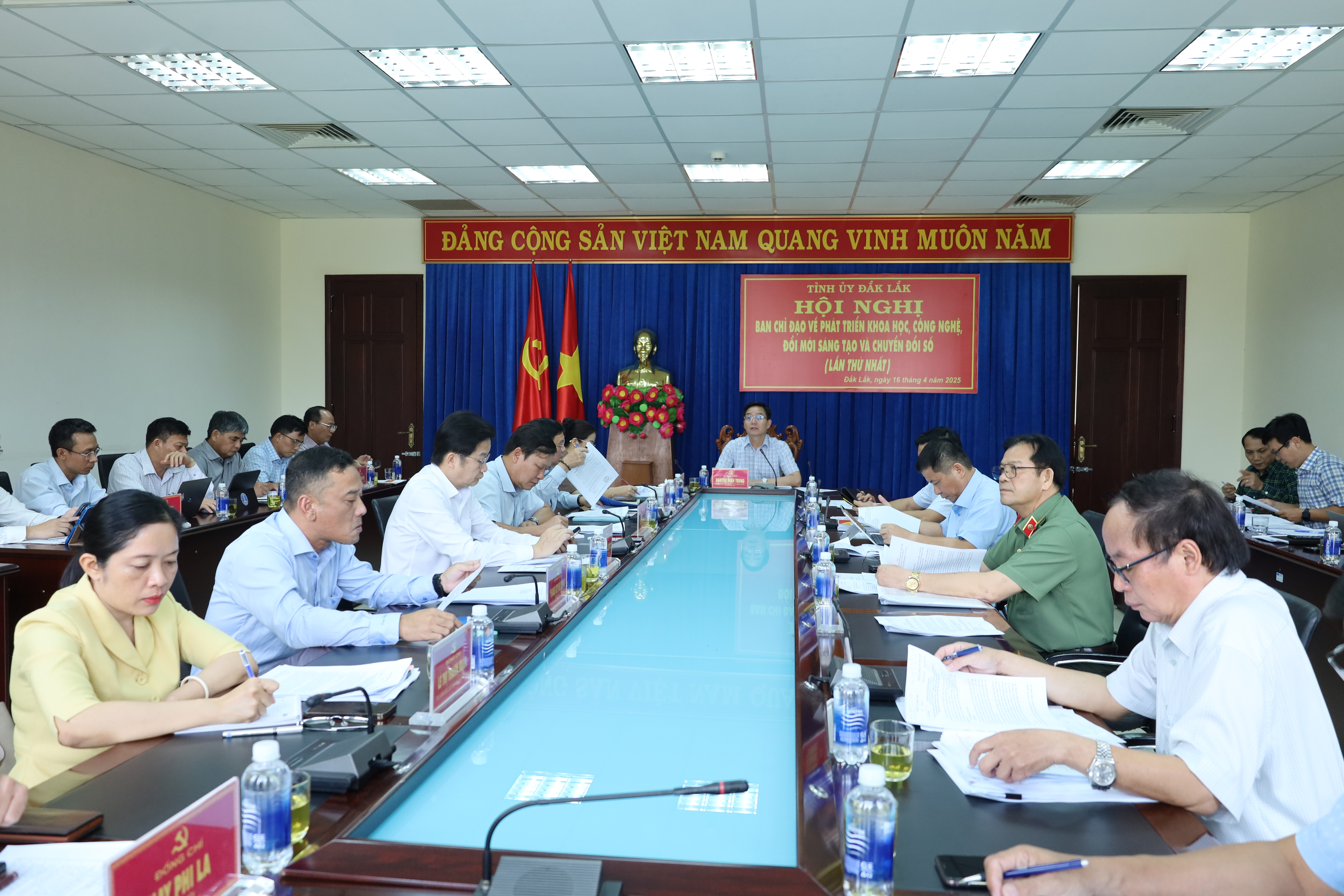 Họp Ban chỉ đạo phát triển khoa học, công nghệ, đổi mới sáng tạo và chuyển đổi số lần thứ Nhất