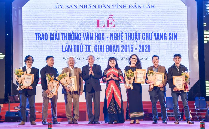 Kế hoạch tổ chức xét tặng Giải thưởng Văn học Nghệ thuật Chư Yang Sin tỉnh Đắk Lắk, lần thứ IV, giai đoạn 2020 - 2025