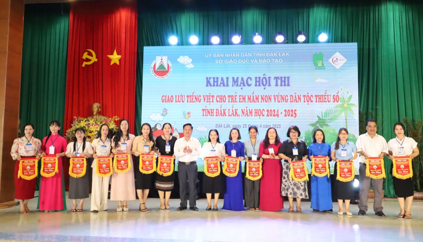 Khai mạc Hội thi Giao lưu tiếng Việt cho trẻ em mầm non vùng dân tộc thiểu số tỉnh Đắk Lắk