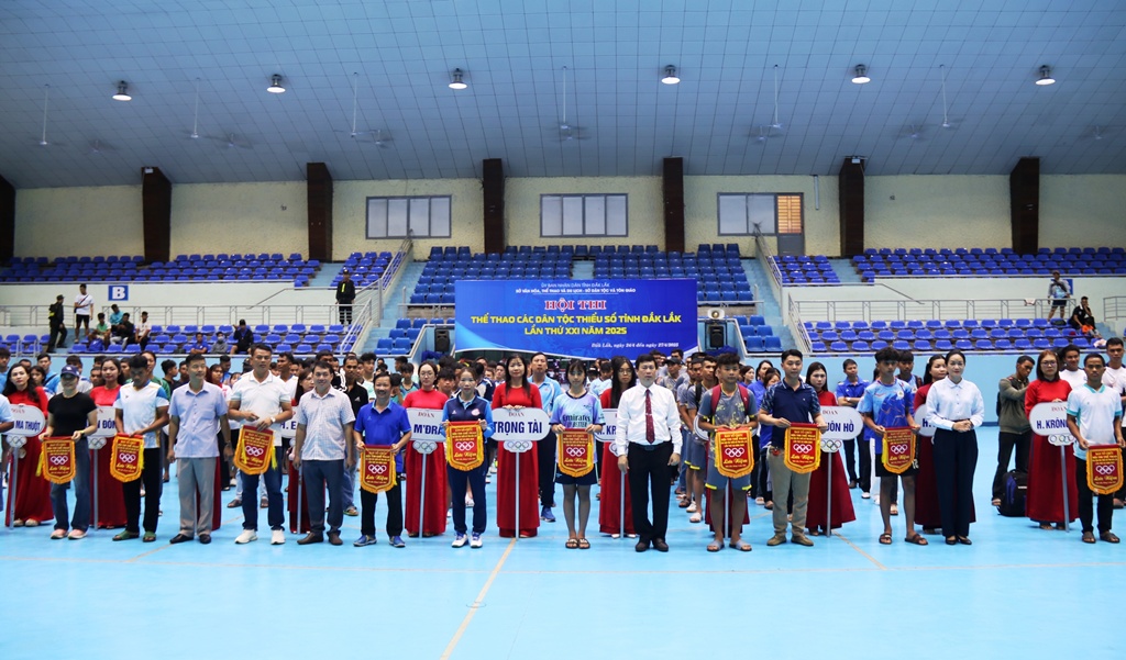 Khai mạc Hội thi thể thao các dân tộc thiểu số tỉnh Đắk Lắk lần thứ XXI năm 2025