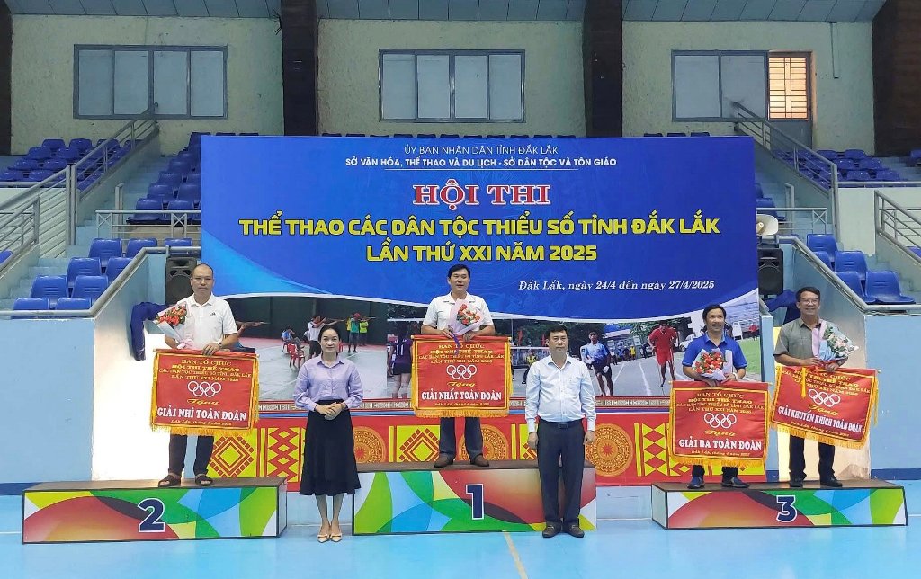 Bế mạc Hội thi thể thao các dân tộc thiểu số tỉnh Đắk Lắk lần thứ XXI năm 2025
