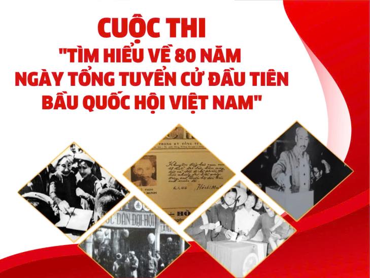 Tuyên truyền Cuộc thi tìm hiểu về 80 năm Ngày Tổng tuyển cử đầu tiên bầu Quốc hội Việt Nam