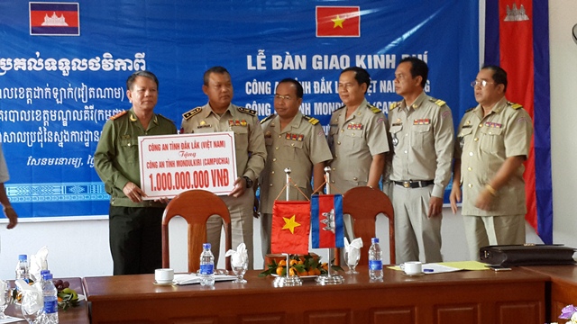 Công an tỉnh Đắk Lắk tăng cường công tác đối ngoại với tỉnh Mondulkiri