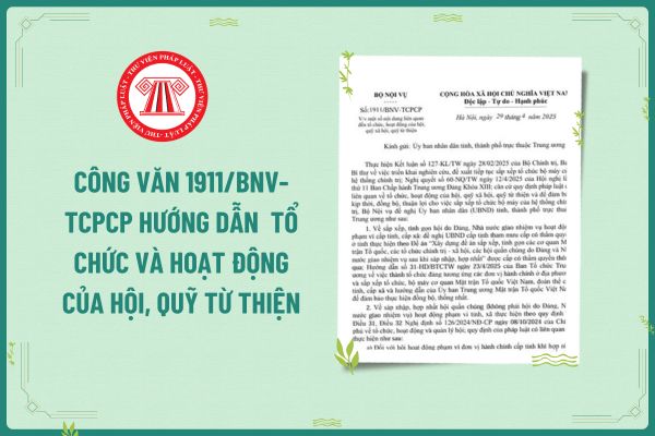 Triển khai một số nội dung liên quan đến tổ chức, hoạt động của hội, quỹ xã hội, quỹ từ thiện