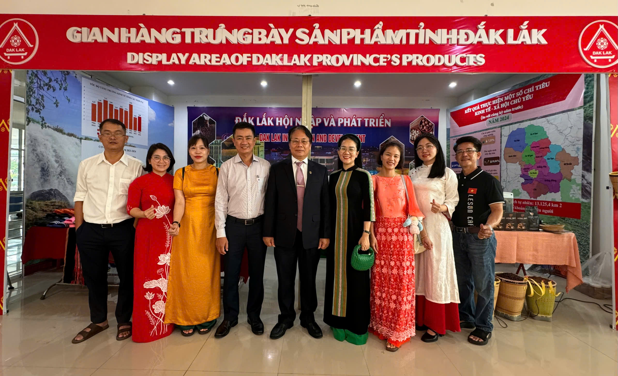 Doanh nghiệp Đắk Lắk quảng bá sản phẩm tại Hội chợ Thương mại, Đầu tư, Du lịch Việt Nam - Lào