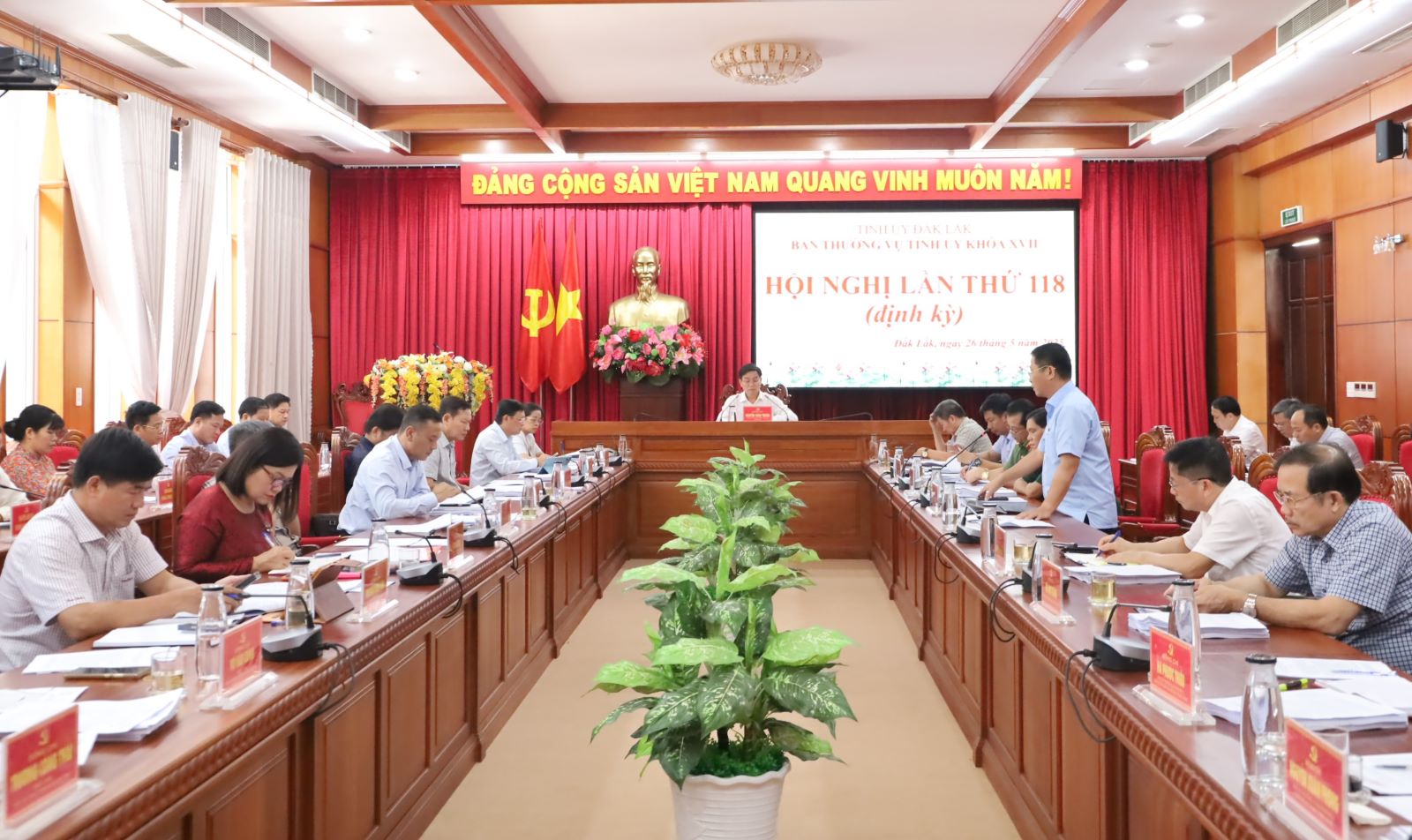 Hội nghị Ban Thường vụ Tỉnh ủy Đắk Lắk lần thứ 118 (định kỳ)