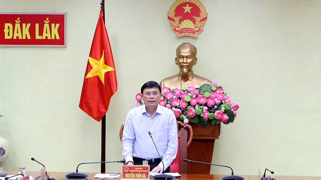 UBND tỉnh Đắk Lắk và UBND tỉnh Phú Yên họp trực tuyến về sắp xếp các cơ quan, đơn vị sau sáp nhập tỉnh