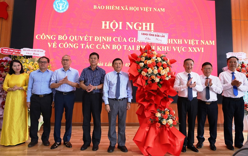 Ông Trần Mạnh Toàn được bổ nhiệm giữ chức Giám đốc BHXH khu vực XXVI