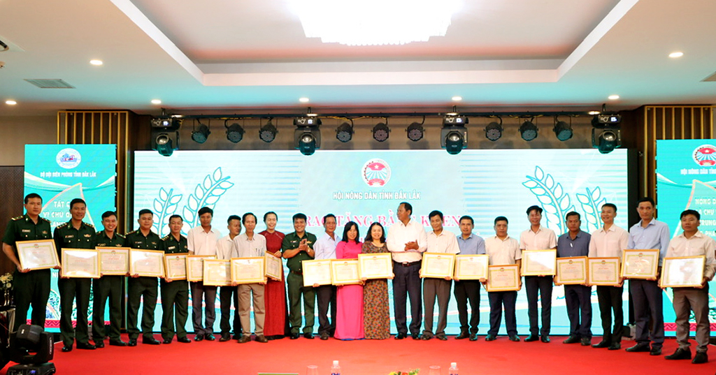 Hội Nông dân và Bộ đội Biên phòng tỉnh Đắk Lắk tổng kết chương trình phối hợp giai đoạn 2019 – 2025