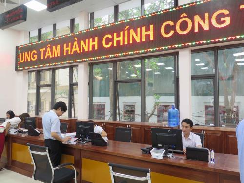 Vận hành thử nghiệm Trung tâm Phục vụ hành chính công cấp xã