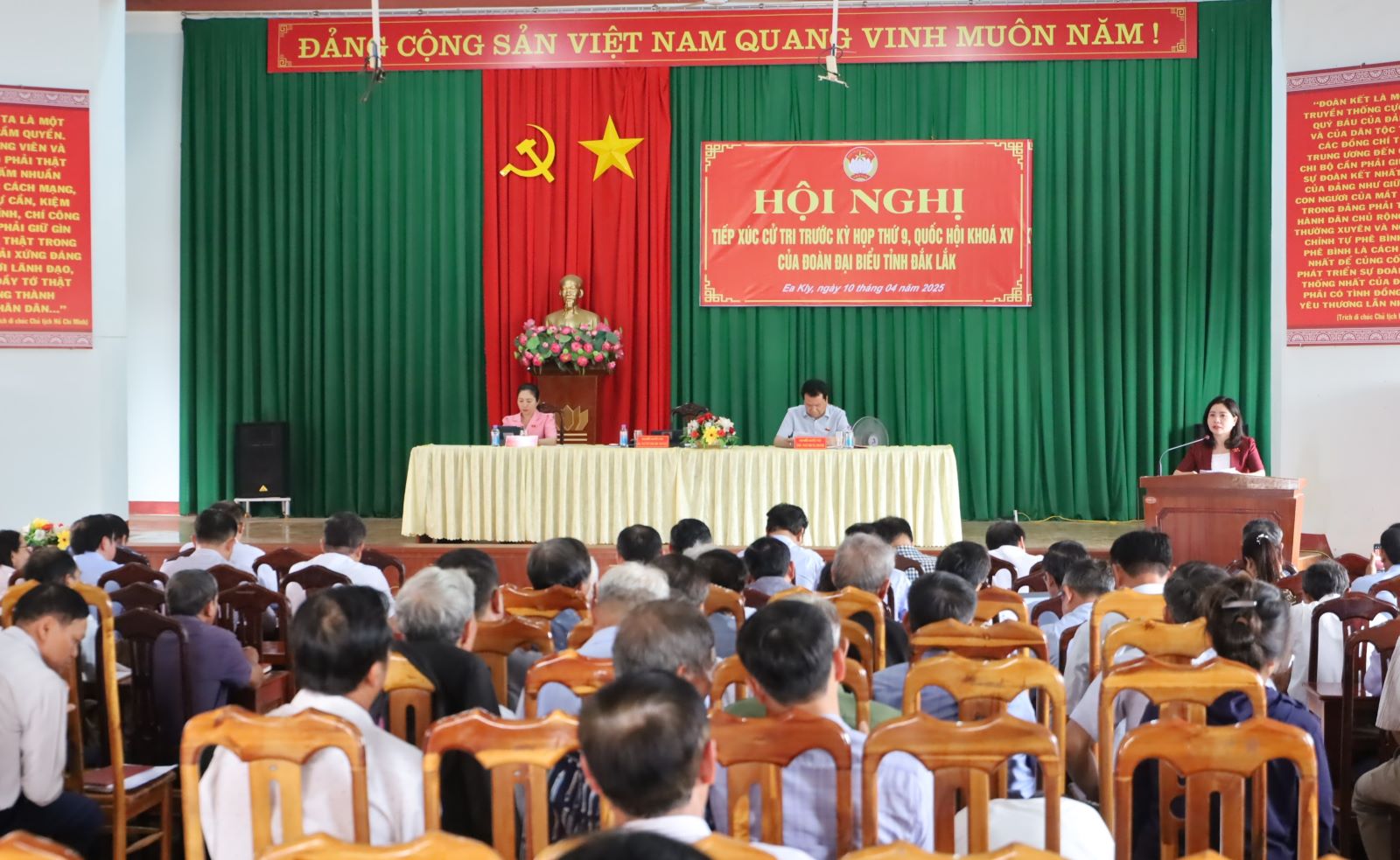 Kế hoạch tiếp xúc cử tri sau Kỳ họp thứ 9, Quốc hội khoá XV của Đoàn đại biểu Quốc hội tỉnh Đắk Lắk