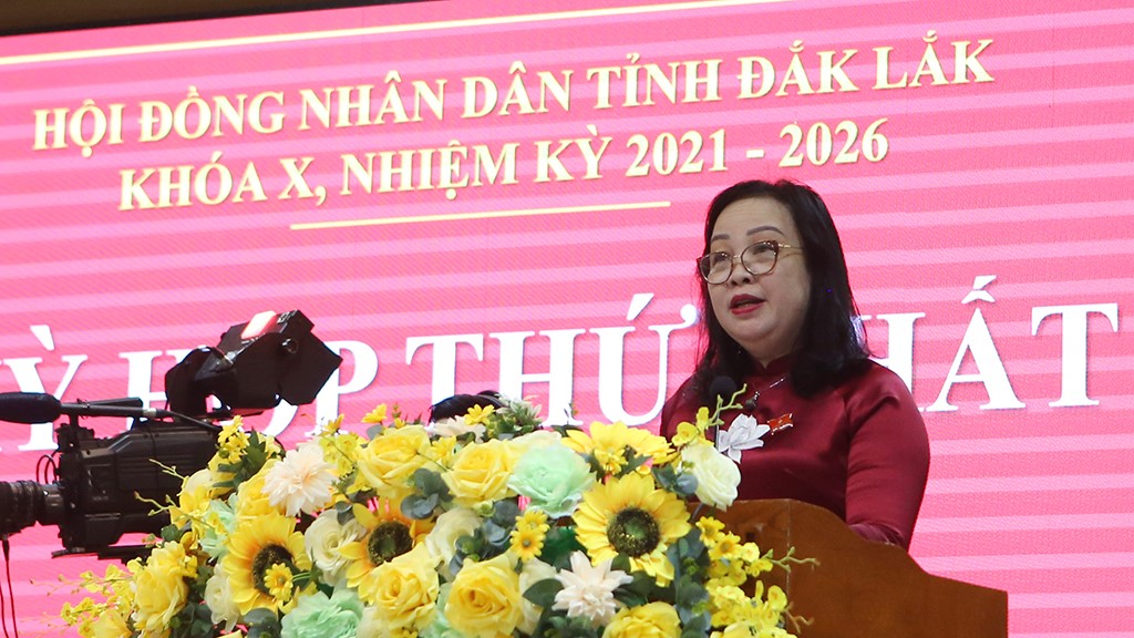 Opening of the First Session of the People's Council of Dak Lak Province, Term X, 2021-2026