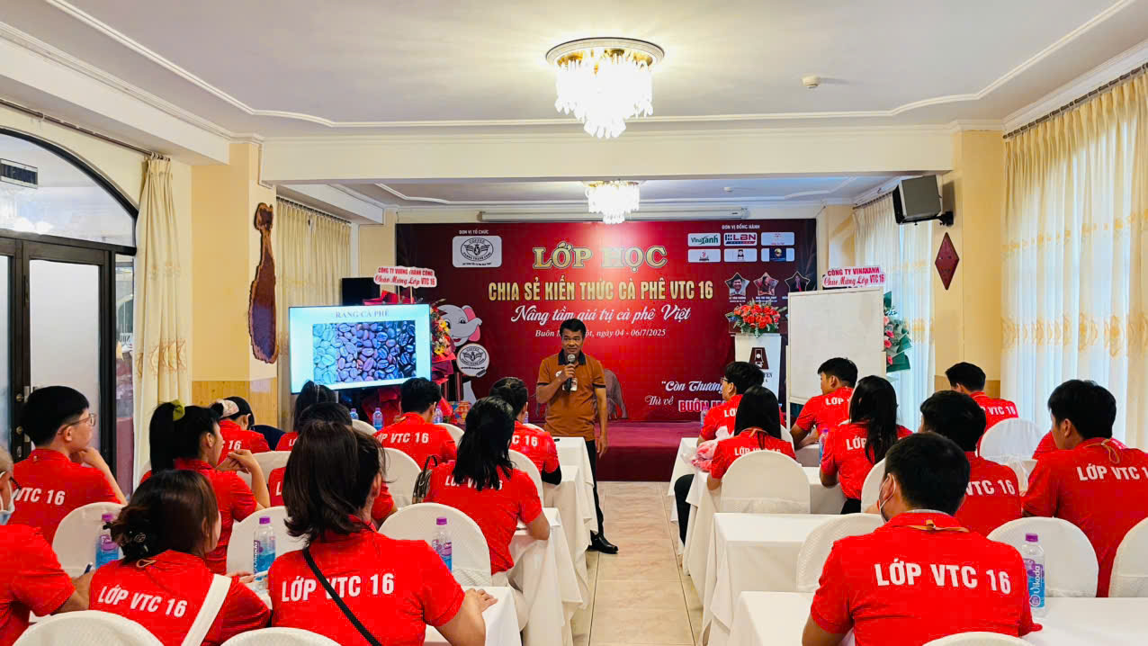 Khai mạc lớp chế biến cà phê VTC 16: Mang tri thức cà phê đến với cộng đồng