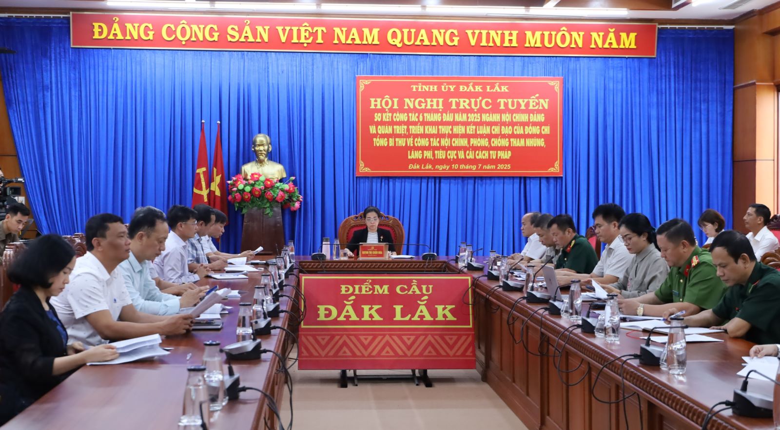 Sơ kết công tác ngành Nội chính Đảng 6 tháng đầu năm 2025