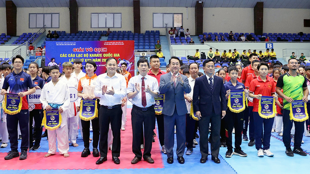 Hơn 800 vận động viên tranh tài tại Giải vô địch các câu lạc bộ Karate quốc gia năm 2025