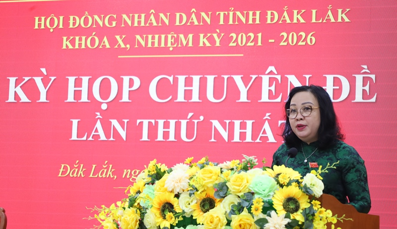 Khai mạc Kỳ họp chuyên đề lần thứ Nhất, HĐND tỉnh khóa X, nhiệm kỳ 2021-2026