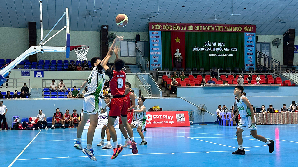 Đắk Lắk: 13 đội tranh tài tại Giải vô địch bóng rổ 5x5 U18 quốc gia năm 2025