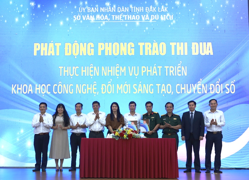 Sở Văn hóa, Thể thao và Du lịch phát động phong trào thi đua ứng dụng khoa học công nghệ, đổi mới sáng tạo, chuyển đổi số năm 2025