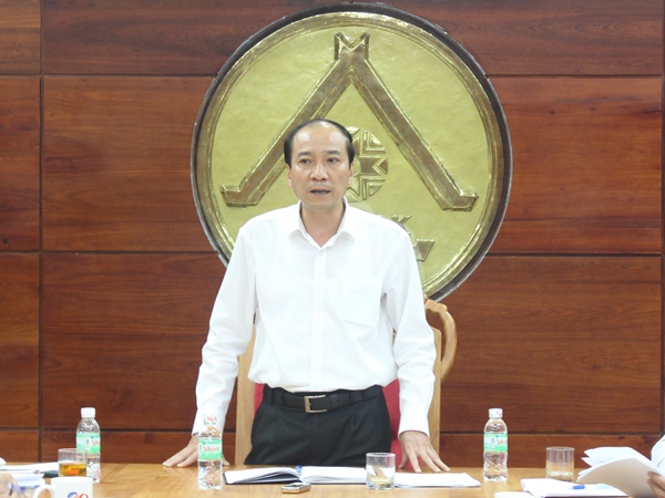 UBND tỉnh họp giải quyết những vướng mắc trong quá trình triển khai Dự án Tổ hợp khách sạn 5 sao tại số 81 Nguyễn Tất Thành