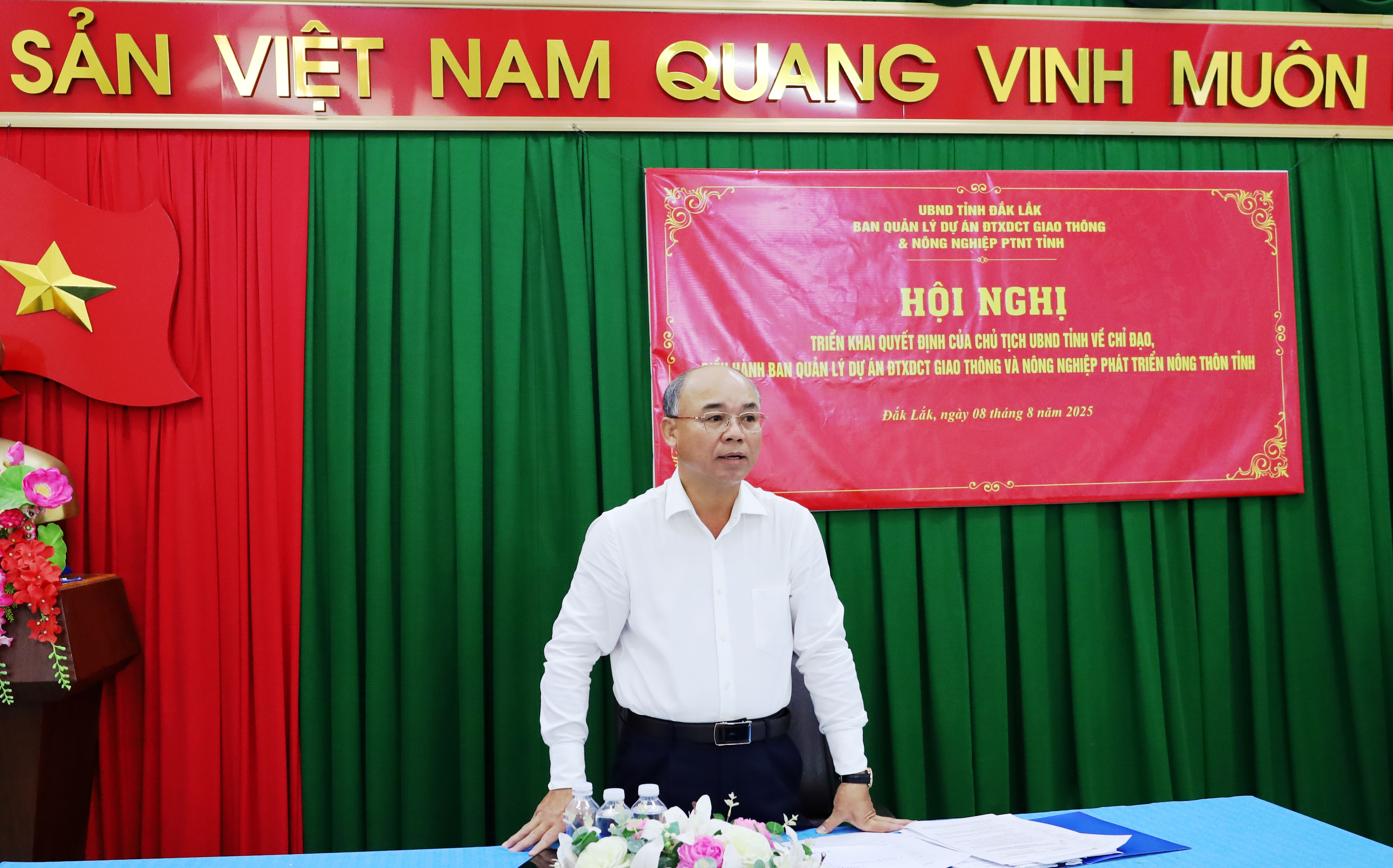 Ban Quản lý Dự án đầu tư xây dựng công trình giao thông và nông nghiệp phát triển nông thôn tỉnh cần tập trung kiện toàn bộ máy và đẩy nhanh giải ngân vốn đầu tư công