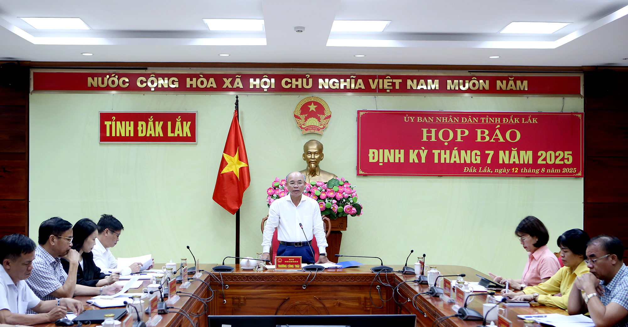 UBND tỉnh họp báo định kỳ tháng 7/2025