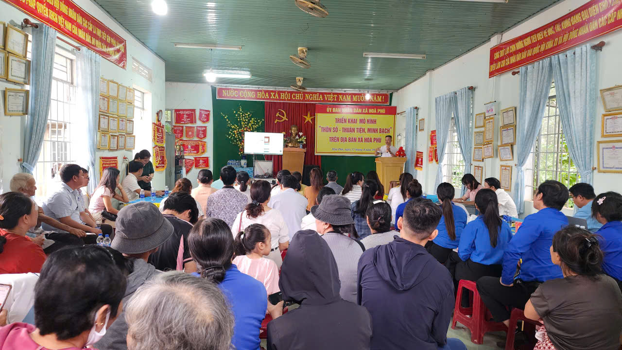 Xã Hòa Phú ra mắt mô hình 