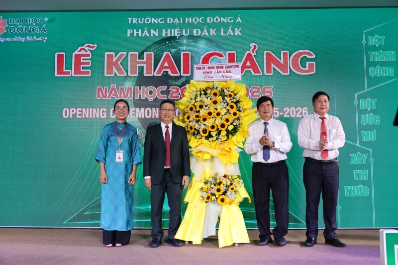 Đại học Đông Á – Phân hiệu Đắk Lắk khai giảng năm học 2025-2026