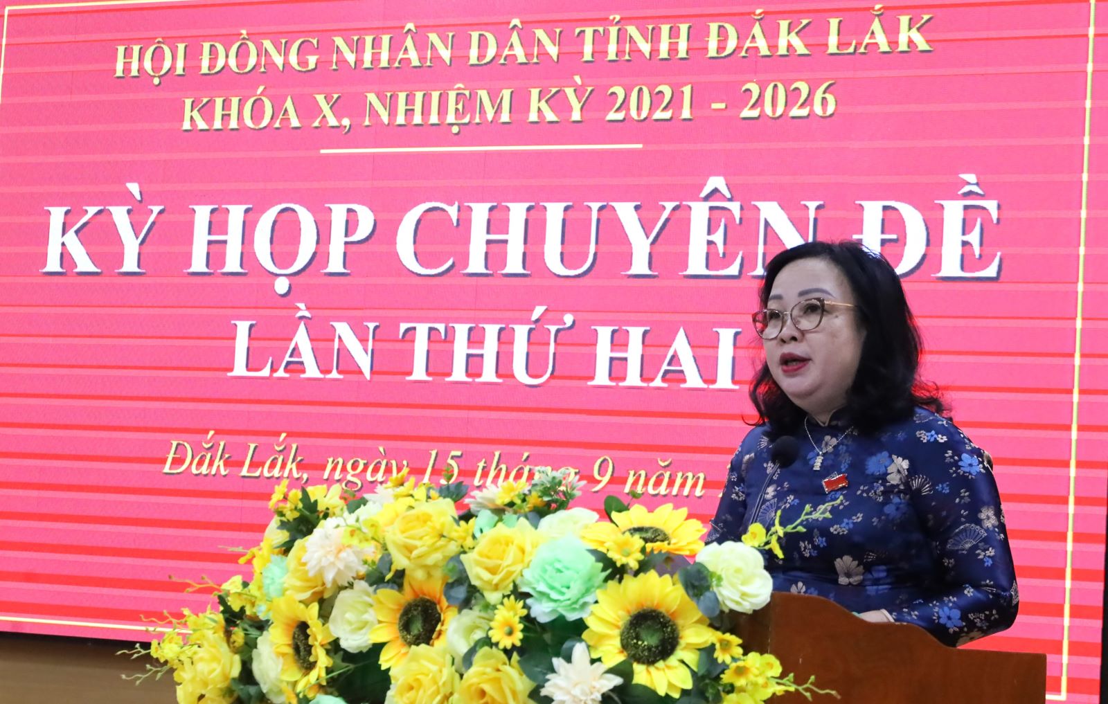 Khai mạc Kỳ họp Chuyên đề lần thứ Hai, HĐND tỉnh Đắk Lắk khóa X, nhiệm kỳ 2021 – 2026