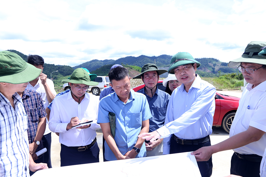 Chủ tịch UBND tỉnh Tạ Anh Tuấn kiểm tra thực địa Dự án hồ chứa nước Krông Pách Thượng